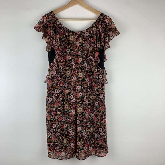 NWT BCBGeneration Great Outdoors Ruffle Dress - Picture 4 of 8